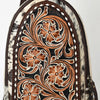 ADBGA590 American Darling Genuine Hand Tooled Leather Hair On Hide Sling Bag
