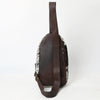 ADBGA593 American Darling Hair-On Cowhide Hand Tooled Genuine Leather Sling Bag