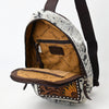 ADBGA593 American Darling Hair-On Cowhide Hand Tooled Genuine Leather Sling Bag