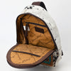 ADBGA593 American Darling Hair-On Cowhide Hand Tooled Genuine Leather Sling Bag