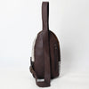 ADBGA593 American Darling Hair-On Cowhide Hand Tooled Genuine Leather Sling Bag