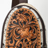ADBGA594 American Darling Buck Stitched Floral Carved Hair-On Sling Bag