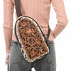 ADBGA594 American Darling Buck Stitched Floral Carved Hair-On Sling Bag