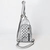 ADBG1542 American Darling Western Leather Sling Bag with Hand-Tooled Floral Design Genuine Vegetable-Tanned Leather