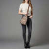 ADBG1543 American Darling Handcrafted Western Leather Sling Bag with Hair-On Cowhide & Hand-Tooled Details