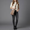ADBG1543 American Darling Handcrafted Western Leather Sling Bag with Hair-On Cowhide & Hand-Tooled Details