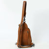 ADBG1543 American Darling Handcrafted Western Leather Sling Bag with Hair-On Cowhide & Hand-Tooled Details