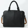 ADBG1551 American Darling Western Leather Tote Bag with Hair-On Cowhide & Hand-Tooled Floral Panels
