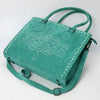 ADBG1553 American Darling Western Genuine Suede Leather Tote Bag with Buck Stitching | Handcrafted Everyday Tote
