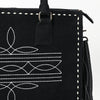 ADBG1553 American Darling Western Genuine Suede Leather Tote Bag with Buck Stitching | Handcrafted Everyday Tote