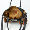 ADBG1556 American Darling Western Leather Tote Bag with Hair-On Cowhide & Fringe | Handmade American Darling