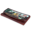 ADBGM102 Western Floral Tooled Leather Wallet - Boho Rodeo Clutch