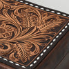 ADBGA573 American Darling Tooled Leather Jewelry Case Genuine Western Cowgirl Organizer