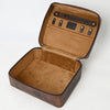 ADBGA573 American Darling Tooled Leather Jewelry Case Genuine Western Cowgirl Organizer