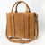 ADBGA607 American Darling Boot Stitched Braided Genuine Suede Leather Tote Bag
