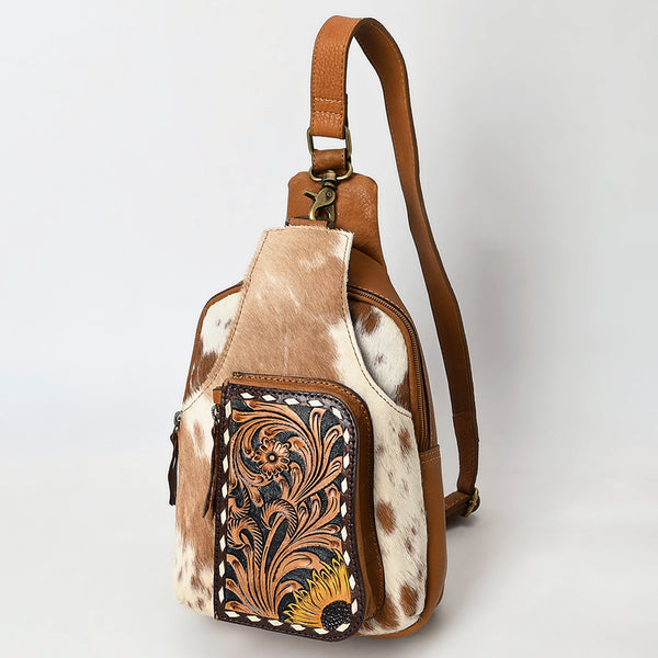 ADBGA608 American Darling Western Hair On Hide & Tooled Leather Sling