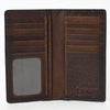 ADBGM461 Hair-On Leather Roper Wallet - Engraved Design by American Darling