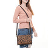 ADBGA614 American Darling Hand Tooled Floral Carved Genuine Leather Small Cross body Bag