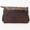 ADBGA614 American Darling Hand Tooled Floral Carved Genuine Leather Small Cross body Bag