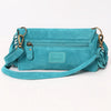 ADBGA618 American Darling Hand Tooled Genuine Leather Fringe Small Cross body Bag