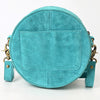 ADBGA620 American Darling Boot Stitched Genuine Suede Leather Canteen Bag