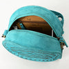 ADBGA620 American Darling Boot Stitched Genuine Suede Leather Canteen Bag