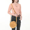 ADBGA620 American Darling Boot Stitched Genuine Suede Leather Canteen Bag