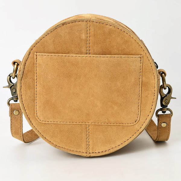 ADBGA620 American Darling Boot Stitched Genuine Suede Leather Canteen Bag