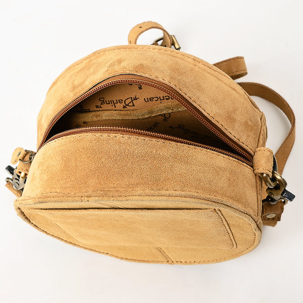 ADBGA620 American Darling Boot Stitched Genuine Suede Leather Canteen Bag