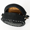 ADBGA620 American Darling Boot Stitched Genuine Suede Leather Canteen Bag