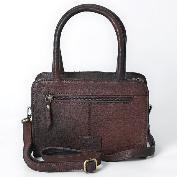 ADBGA621 American Darling Hand Tooled Hair-On Cowhide Genuine Leather Tote Bag