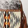 ADBGA623 American Darling Hair-On Cowhide Saddle Blanket Genuine Leather Sling Bag