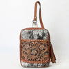 ADBGA624 American Darling Cowhide Sling with Sunflower Tooled Leather & Fringe Tassel