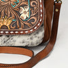 ADBGA626 American Darling Hand Tooled Hair-On Cowhide Genuine Leather Backpack