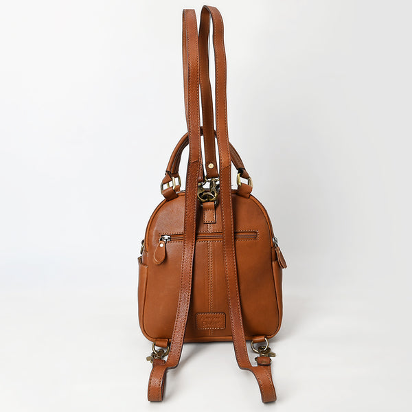 ADBGA626 American Darling Hand Tooled Hair-On Cowhide Genuine Leather Backpack