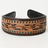 ADABA102 American Darling Hand Tooled Western Leather Floral Carved Hair Band