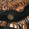 ADBGA540 American Darling Western Leather Small Cross body Bag Hand Tooled Floral