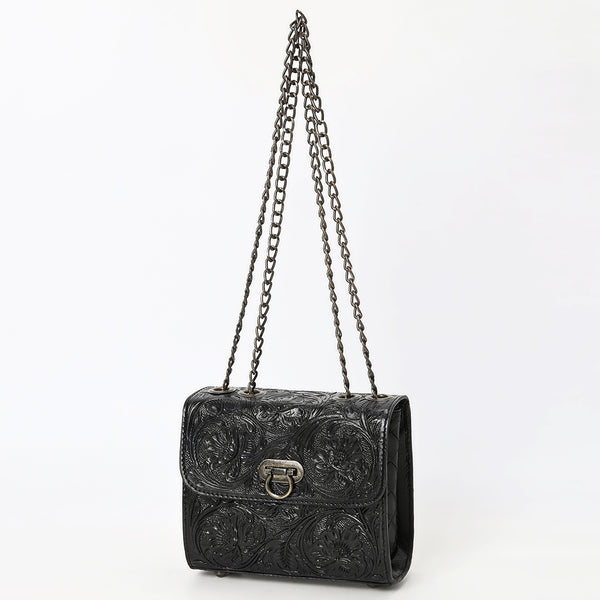 ADBG1560 American Darling Hand-Tooled Genuine Leather Western Small Cross Body Bag