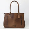 ADBG1561 American Darling Western Genuine Leather Crocodile Embossed Tote Bag