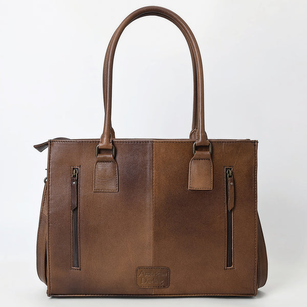 ADBG1561 American Darling Western Genuine Leather Crocodile Embossed Tote Bag