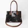 ADBG1561 American Darling Western Genuine Leather Crocodile Embossed Tote Bag