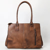 ADBG1561 American Darling Western Genuine Leather Crocodile Embossed Tote Bag