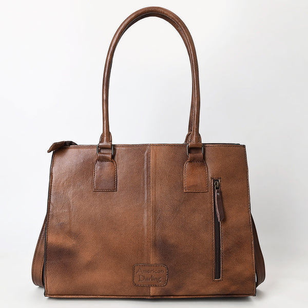 ADBG1561 American Darling Western Genuine Leather Crocodile Embossed Tote Bag