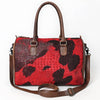 ADBG1562 American Darling Western Leather Crocodile Embossed Speedy Bag | Premium Genuine Leather Travel Duffel Bag