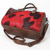 ADBG1562 American Darling Western Leather Crocodile Embossed Speedy Bag | Premium Genuine Leather Travel Duffel Bag