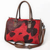 ADBG1562 American Darling Western Leather Crocodile Embossed Speedy Bag | Premium Genuine Leather Travel Duffel Bag