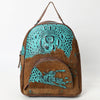 ADBG1564 American Darling Western Backpack Bag Handcrafted from Crocodile Embossed Genuine Leather