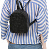 ADBGZ875A Mini Black Leather Backpack | Hand-Tooled Western Bag by American Darling