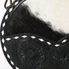 ADBGZ877 Round Cowhide & Hand-Tooled Leather Canteen Bag | American Darling