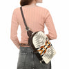 ADBGA631 American Darling Hand Woven Saddle Blanket Hair-On Cowhide Genuine Leather Sling Bag